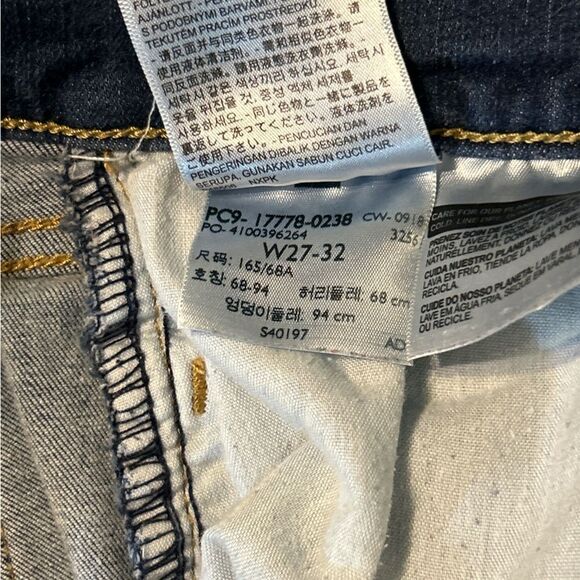 Levis Levi’s 710 Super Skinny Jeans Dark Wash Size 27 - Picture 14 of 14